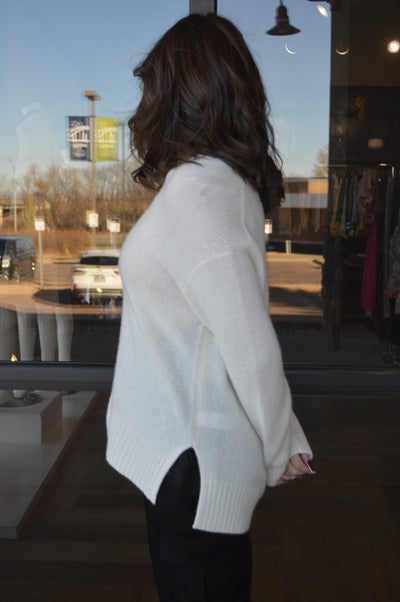 Rails Gisella Wool/Cashmere/Silk Blend Sweater, Ivory