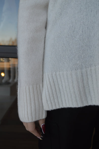 Rails Gisella Wool/Cashmere/Silk Blend Sweater, Ivory