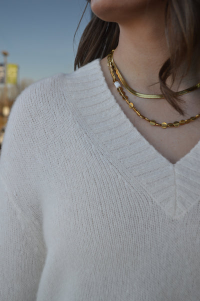 Eman Beaded Disc Chain