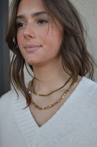 Eman Beaded Disc Chain