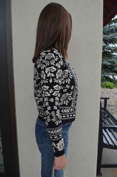 Farm Rio Flower Bloom Cardigan