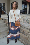 Abby Genuine Suede Handbag, Camel