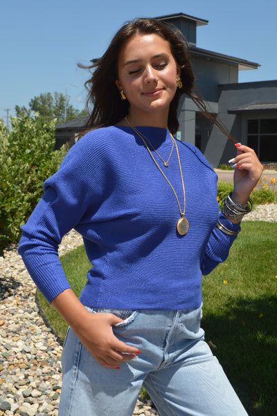 Mila Dolman Sleeve Sweater
