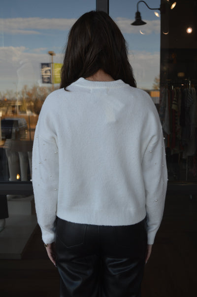 Adaline Pearl Embellished Sweater