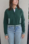 Chelsey Zip Front Sweater Jacket