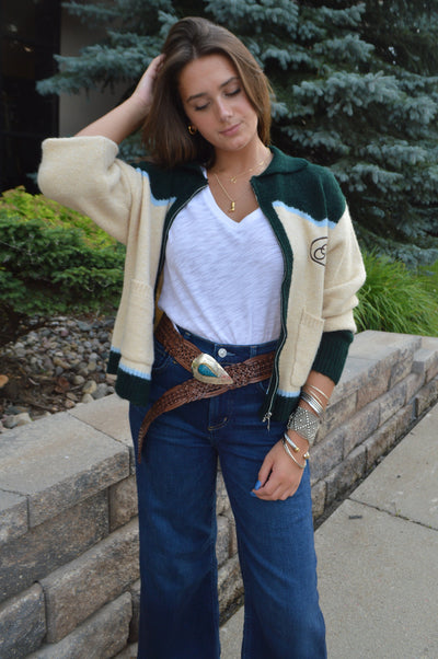 Montana Zip Front Rodeo Cardigan