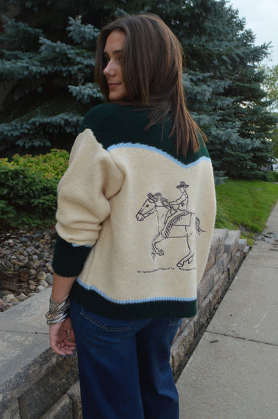 Montana Zip Front Rodeo Cardigan