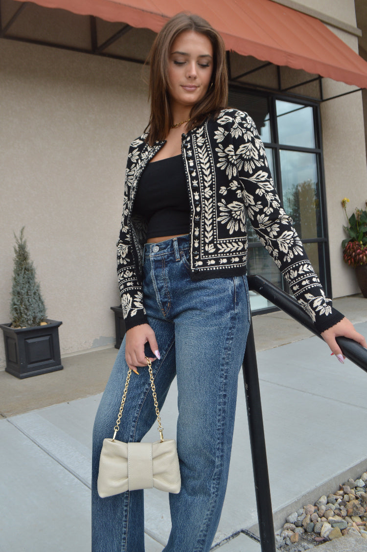 Farm Rio Flower Bloom Cardigan