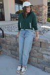 Chelsey Zip Front Sweater Jacket