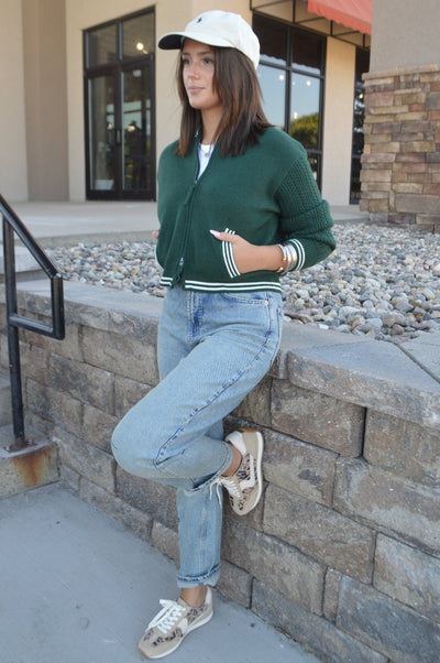 Chelsey Zip Front Sweater Jacket
