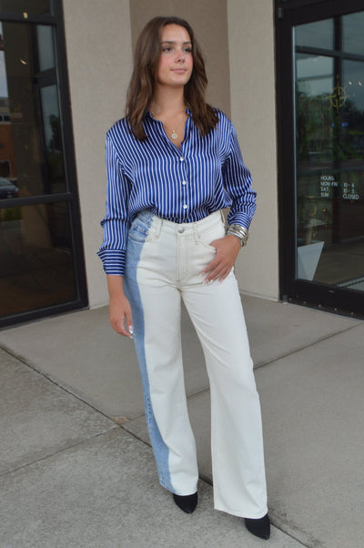 Rails Dorian Silk Button Down Shirt