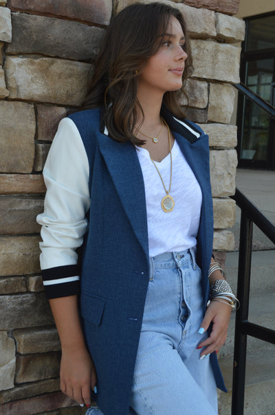 PRE-ORDER OCTOBER Devin Blazer, Indigo