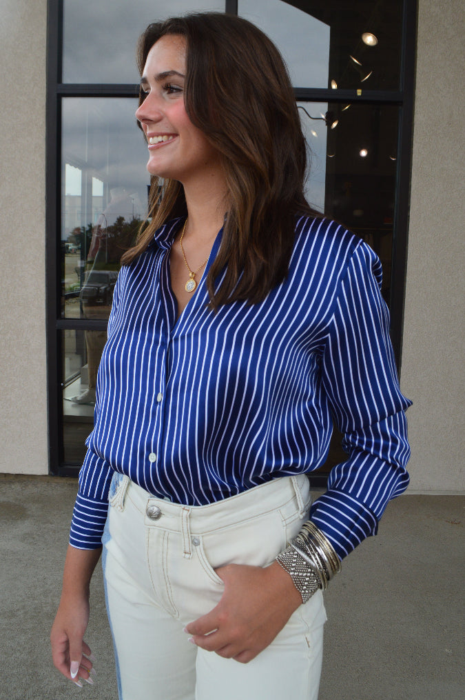 Rails Dorian Silk Button Down Shirt