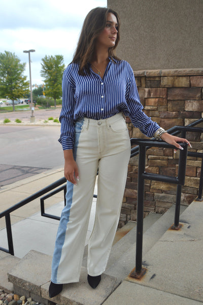 Rails Dorian Silk Button Down Shirt