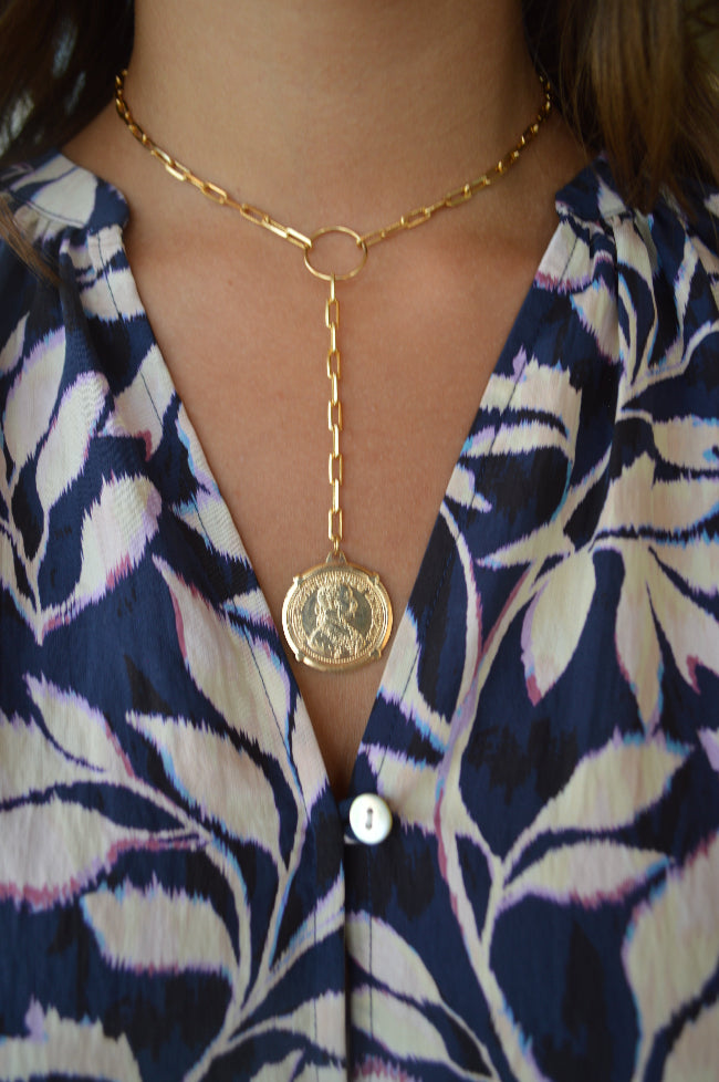 Spence Coin Necklace