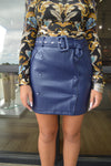 Amelia Faux Leather Skirt