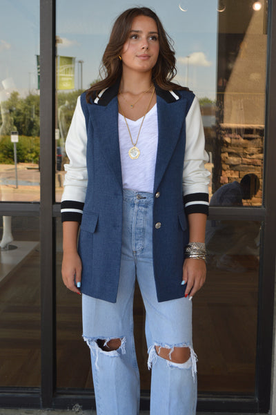 PRE-ORDER OCTOBER Devin Blazer, Indigo