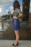 Amelia Faux Leather Skirt