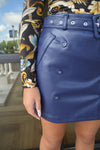 Amelia Faux Leather Skirt
