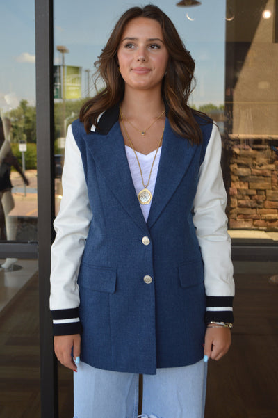 PRE-ORDER OCTOBER Devin Blazer, Indigo