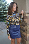 Amelia Faux Leather Skirt