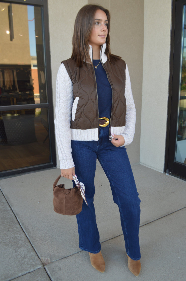 Veronica Beard Patra Mixed Media Jacket