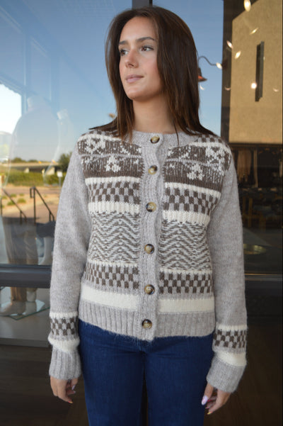 Rocky Patterned Cardigan