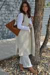 Drew Leather Bag, Camel