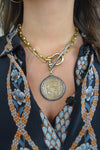 .Vasa Coin Toggle Front Necklace
