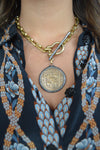.Vasa Coin Toggle Front Necklace
