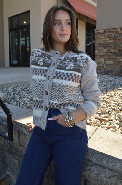 Rocky Patterned Cardigan