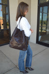 .Arden Faux Suede Tote