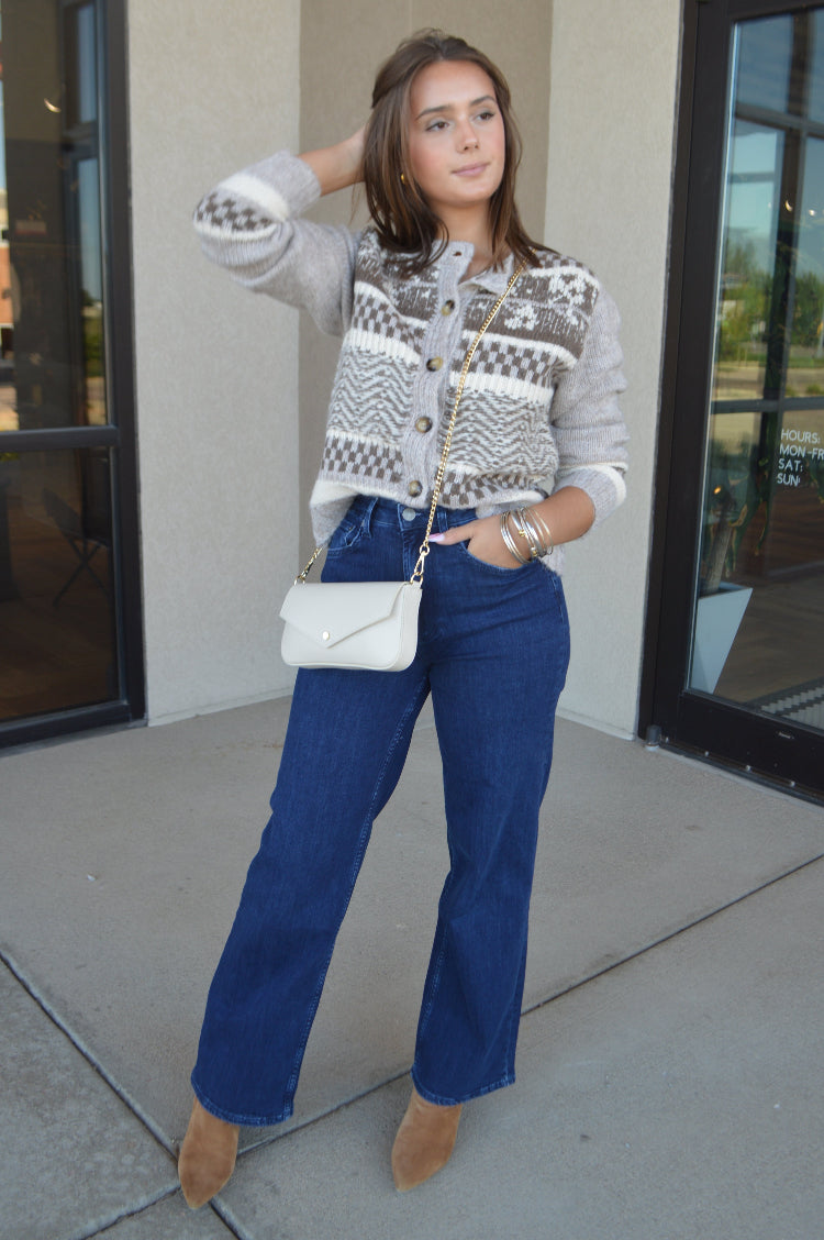 Rocky Patterned Cardigan