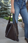 .Arden Faux Suede Tote