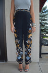 Farm Rio Black Garden Pants
