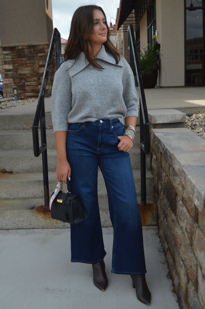 .Citizens of Humanity Lyra Wide Leg Crop, Dakota