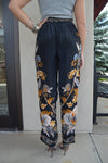 Farm Rio Black Garden Pants