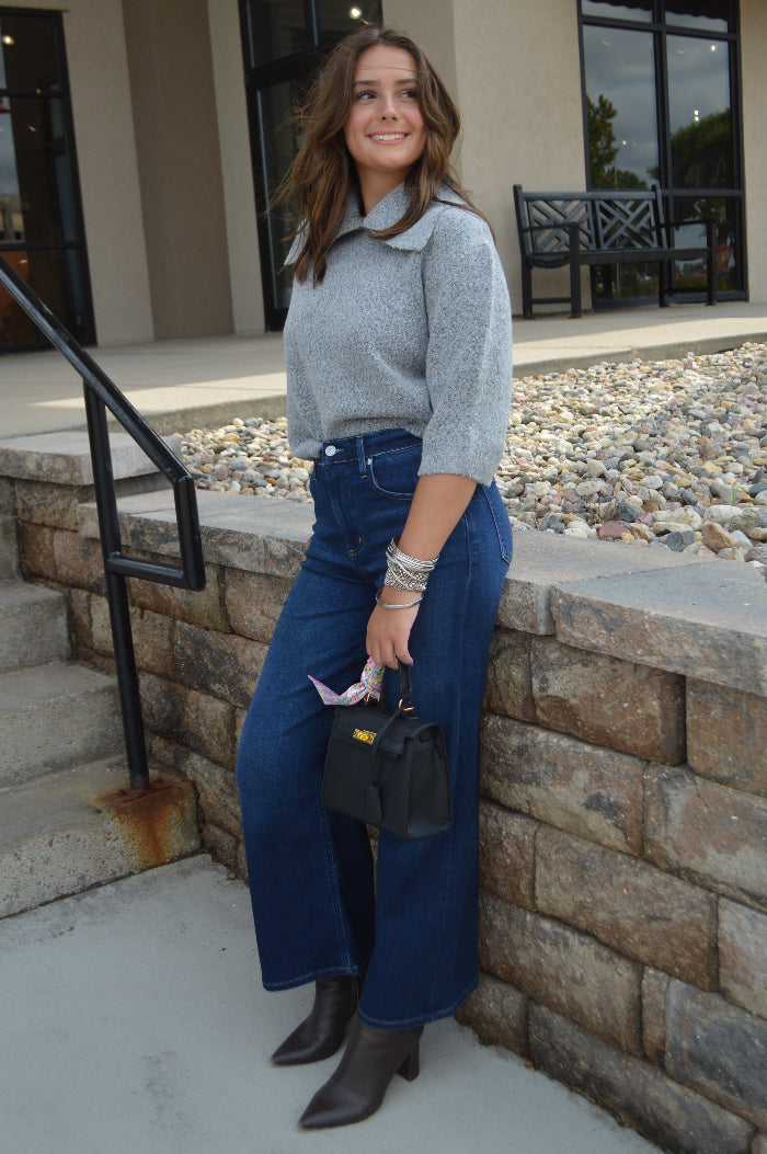 Citizens of Humanity Lyra Wide Leg Crop, Dakota
