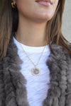 Jupiter Coin Pendant Necklace
