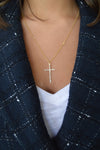 Crystal Cross Necklace