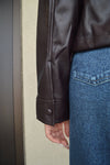 Parker Faux Leather Jacket