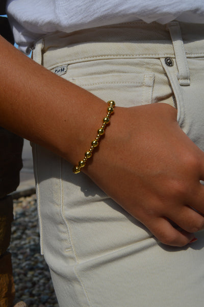 Lucy Beaded Bracelet, Gold