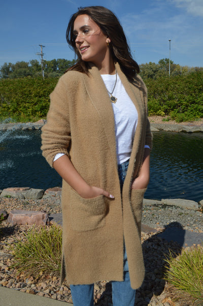 Maggie Fuzzy Cardigan