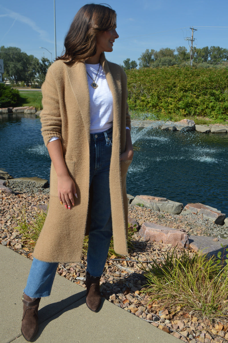 Maggie Fuzzy Cardigan