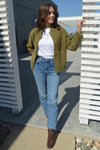 Wren Fuzzy Waist Length Cardigan
