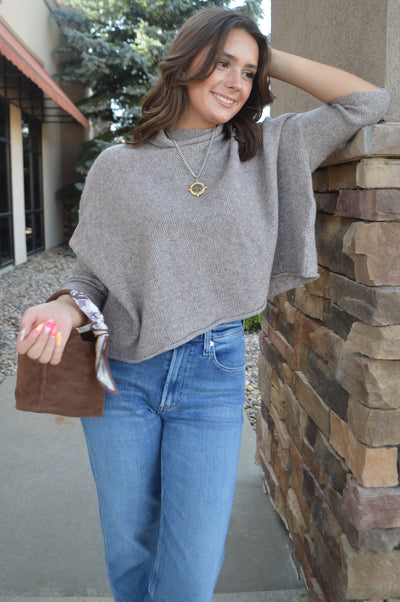 Bristol High Neck Textured Sweater