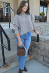 Bristol High Neck Textured Sweater