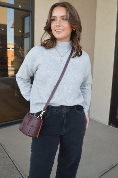 Dani Soft Mock Neck Sweater