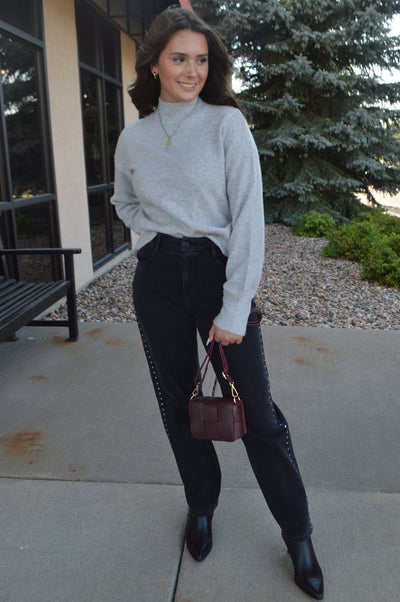 Dani Soft Mock Neck Sweater
