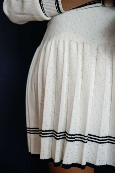 Megan Pleated Mini Skirt